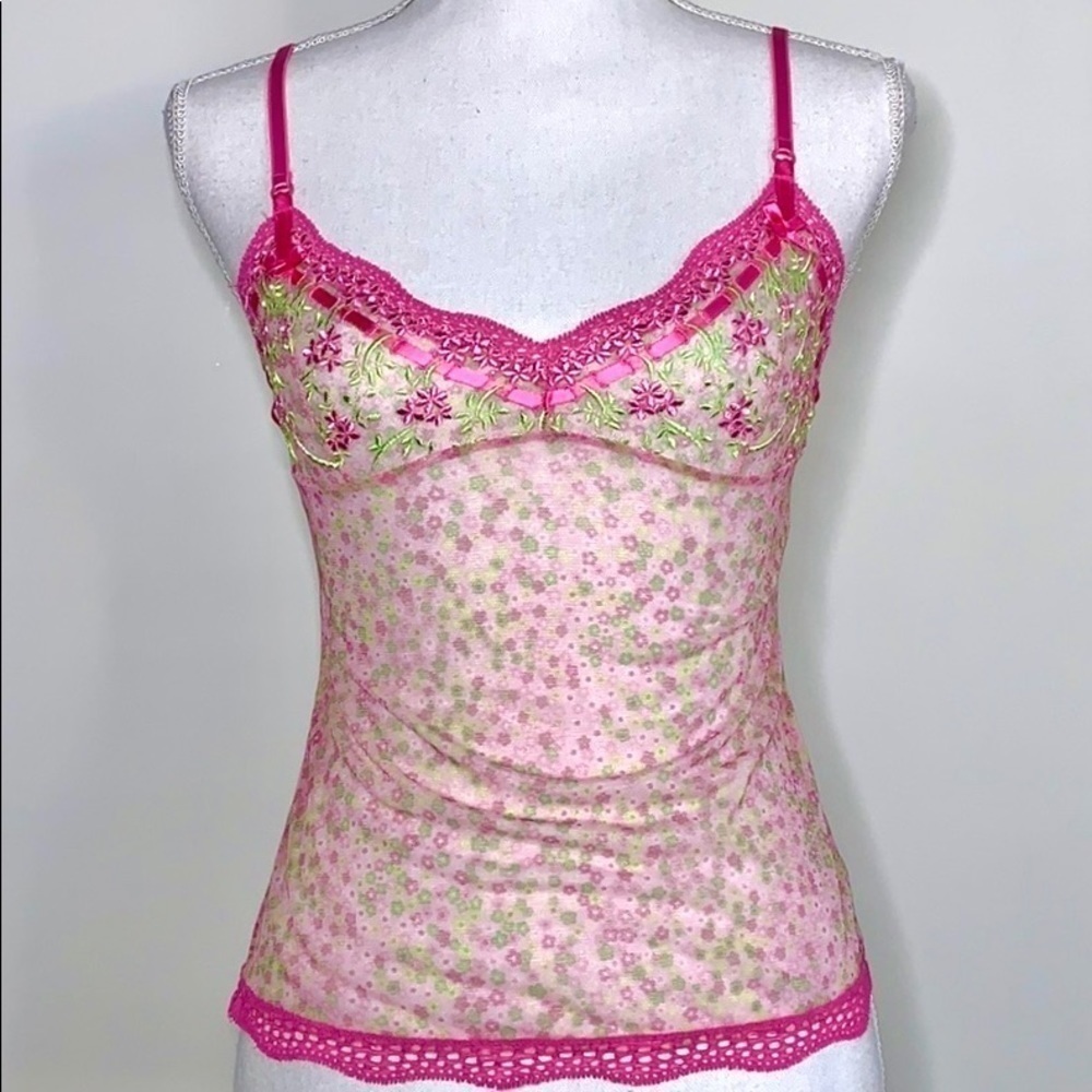 Victoria’s Secret Y2K Ribbon Mesh Cami